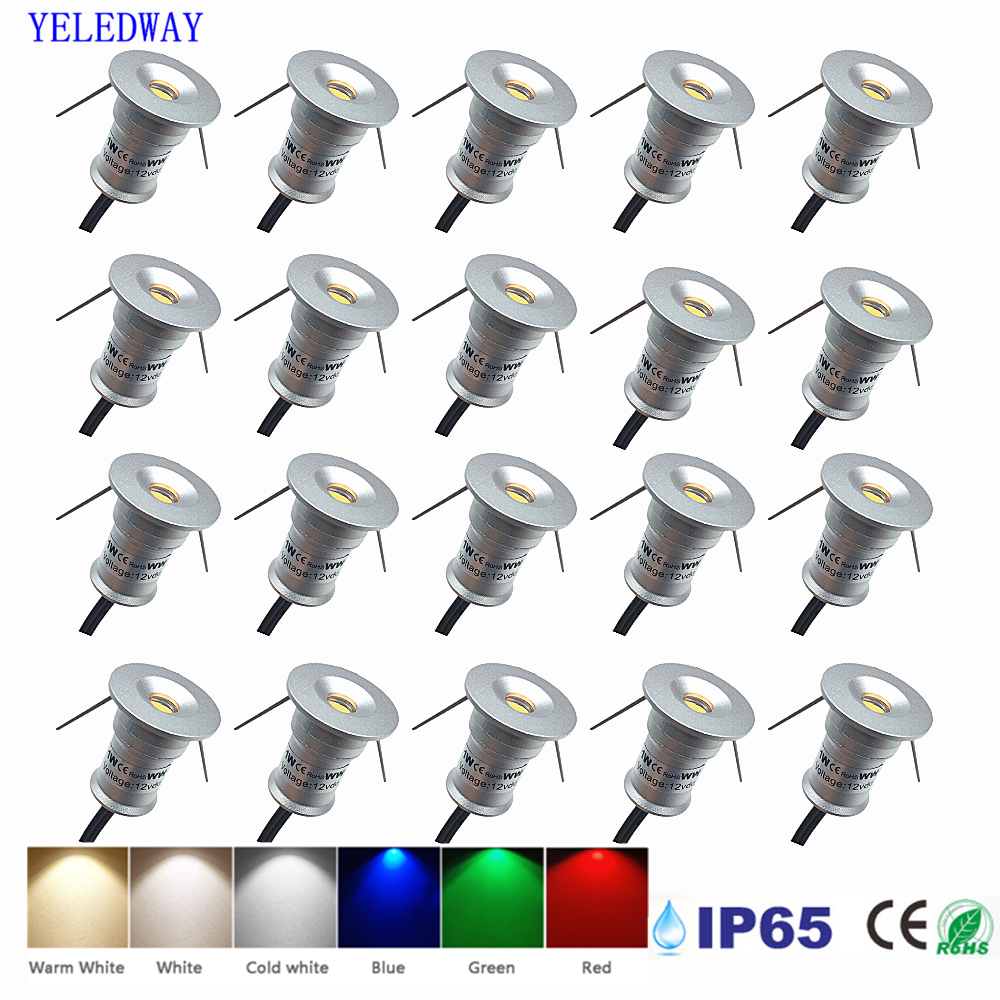 Outdoor Lighting Restaurant - 1W Küçük Downlight Gömme Tavan Dış