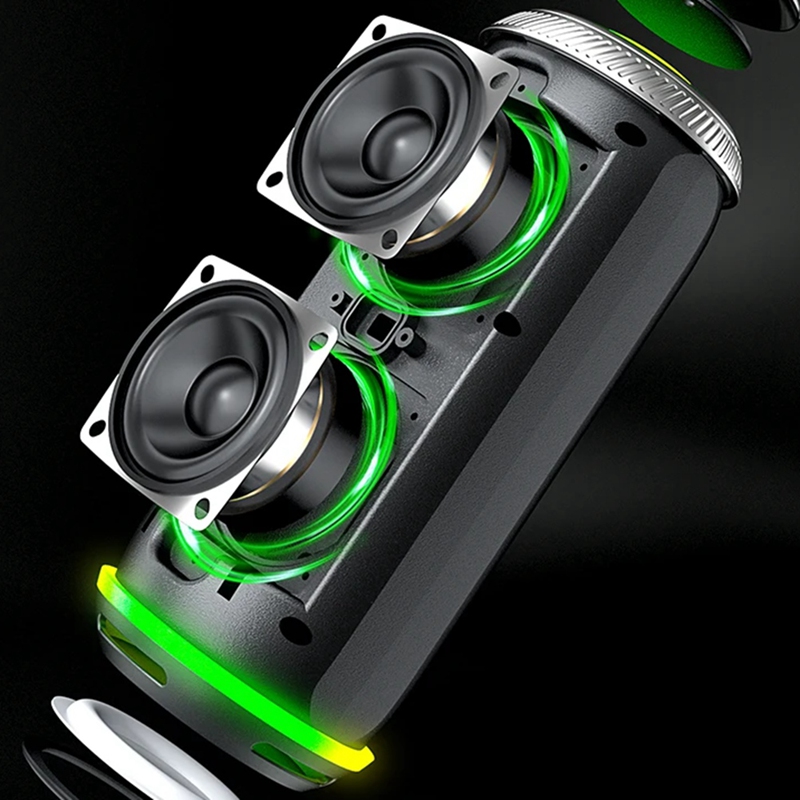 Outdoor Lighting Wireless - 360 Stereo Kablosuz Bluetooth Hoparlör, Renkli