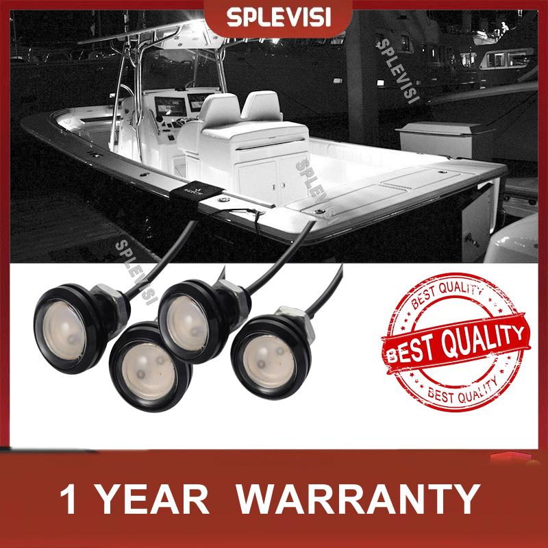 Outdoor Lighting Permanent - 4 adet LED tekne ışık su