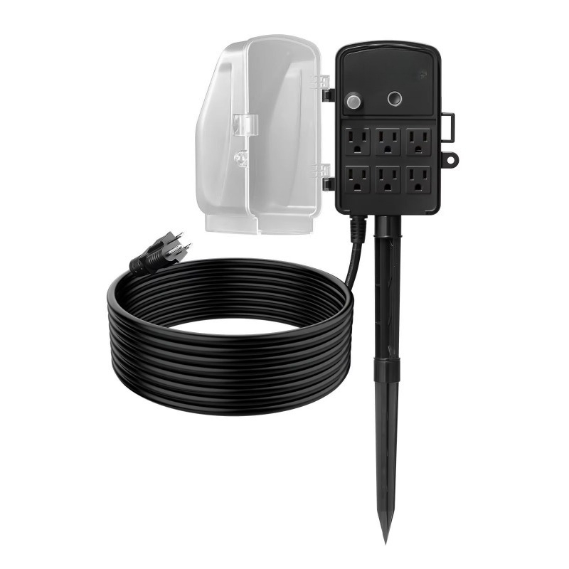 Outdoor Lighting Extension Cable - 25 fit uzunluğunda uzatma kablosu, dış