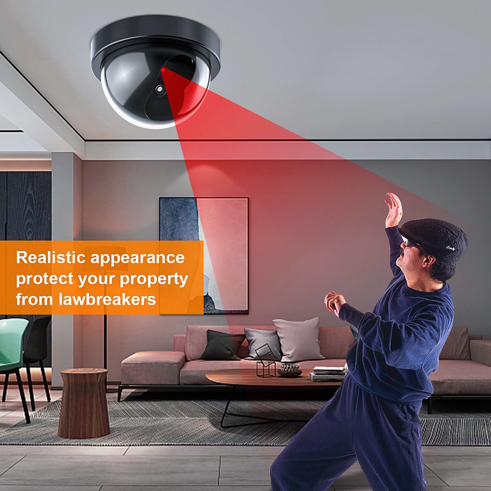 Outdoor Lighting Wireless - Sahte Güvenlik Kamerası, Kırmızı LED Işıklı