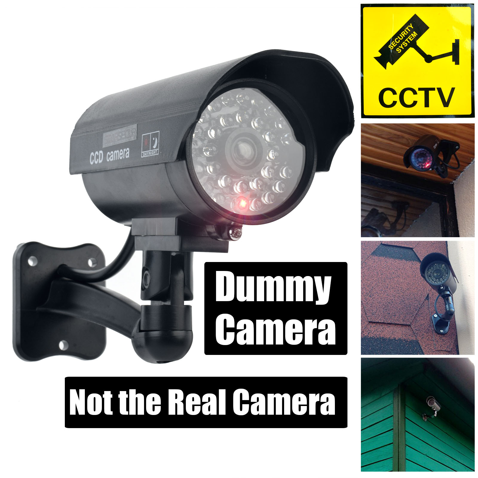 Outdoor Lighting Permanent - Smarsecur Sahte Kamera Kukla Su Geçirmez