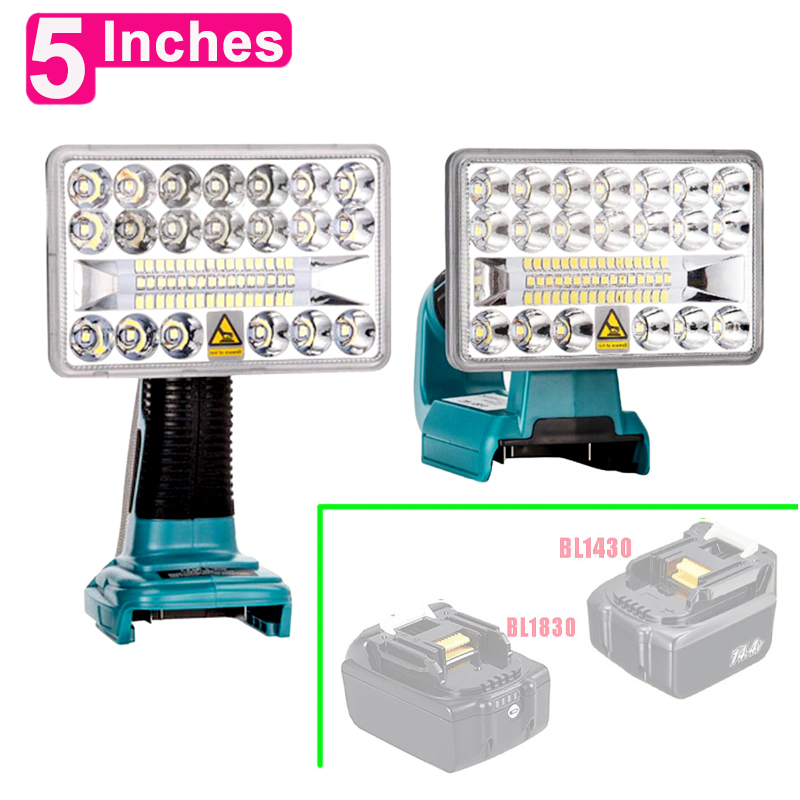 Outdoor Lighting Milwaukee - Araba çalışma lambası Li-ion pil adaptörü