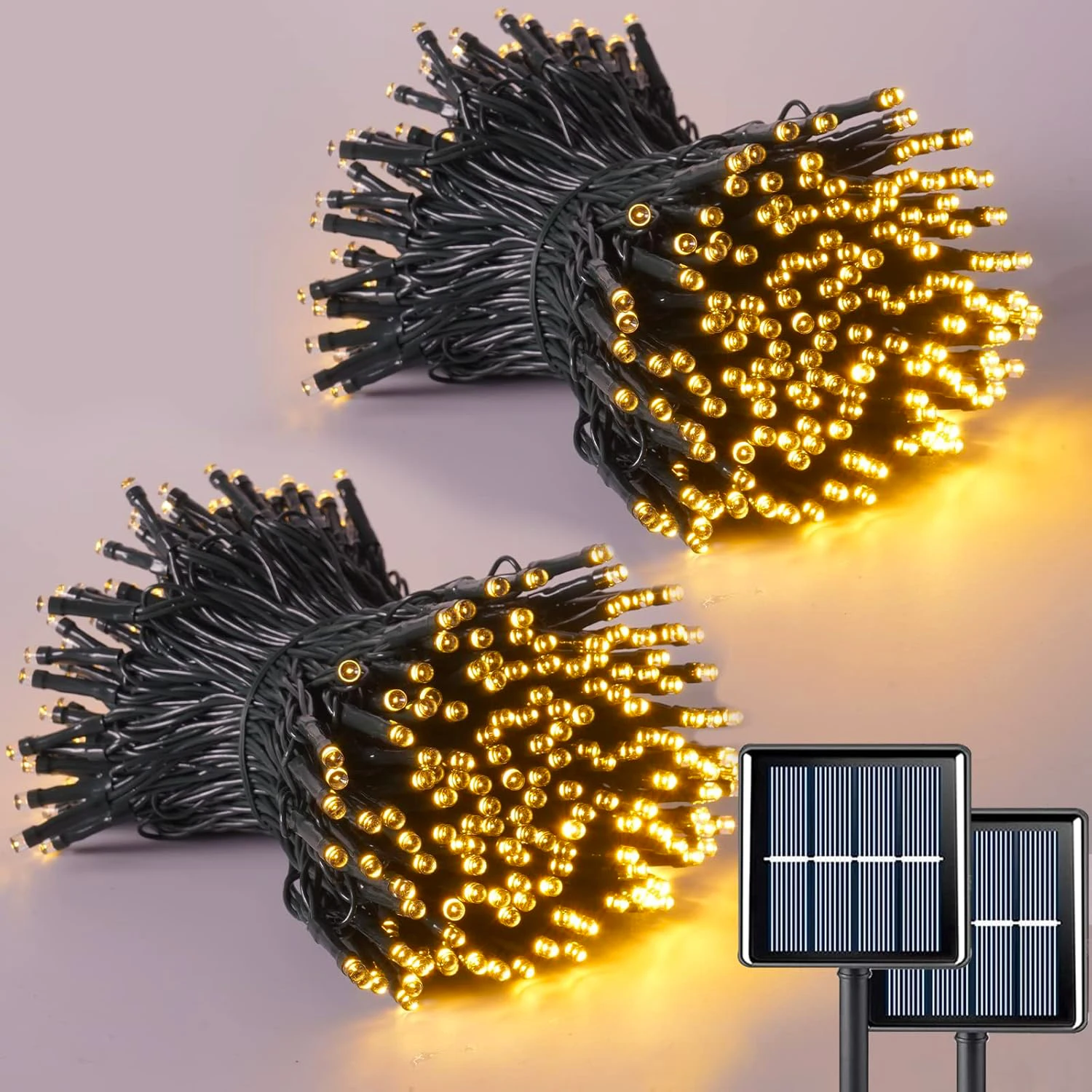 Outdoor Lighting Under Pergola - LED Güneş Işığı Dize 8 Fonksiyonlu