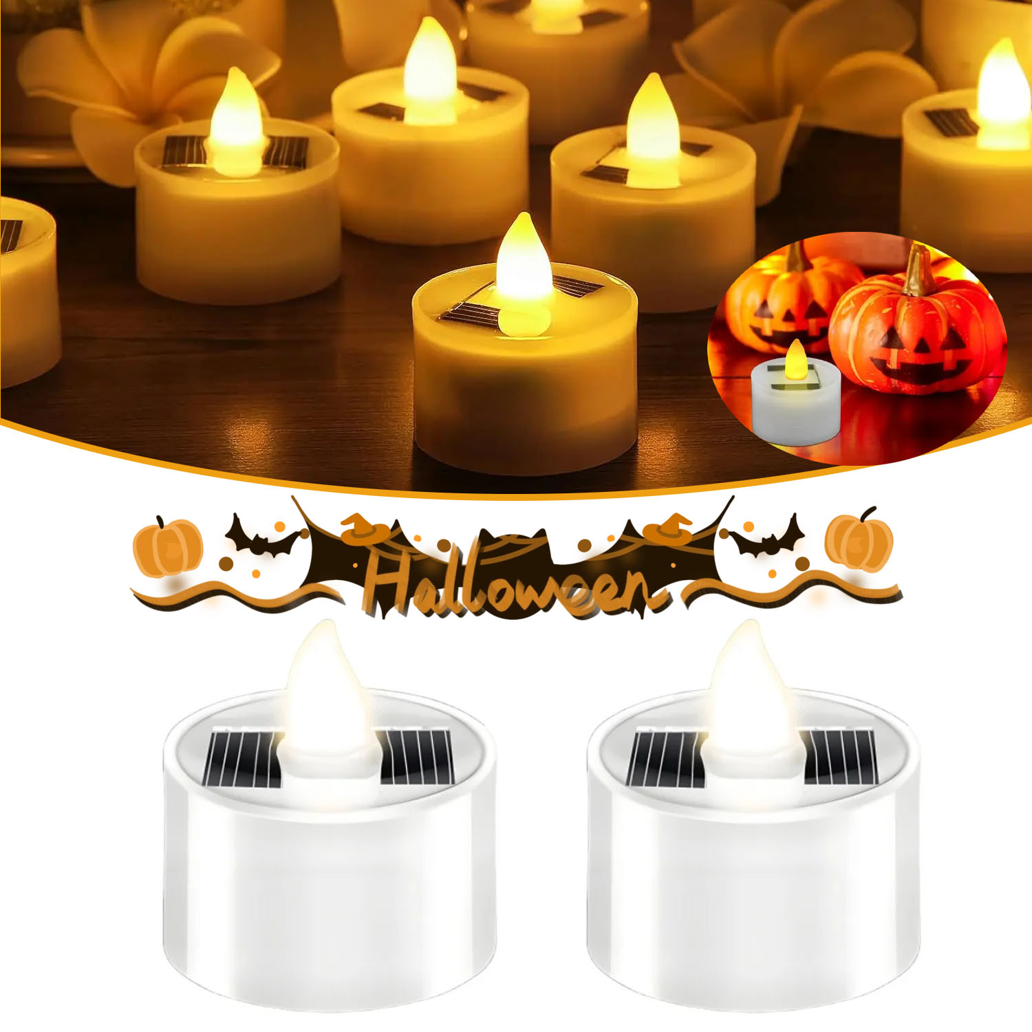 Outdoor Lighting Under Pergola - 1-10PCS Dış Mekan Güneş Enerjili Çay