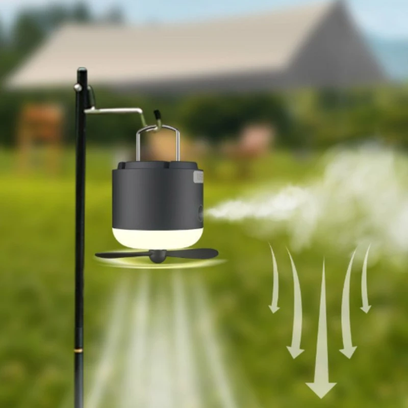 Outdoor Lighting Wireless - Kamp Fanı Şarj Edilebilir Kablosuz Elektrikli