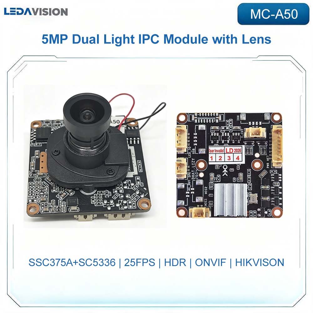 Outdoor Lighting No Electricity - MC-A50 Lensli 5MP Çift Işıklı IPC