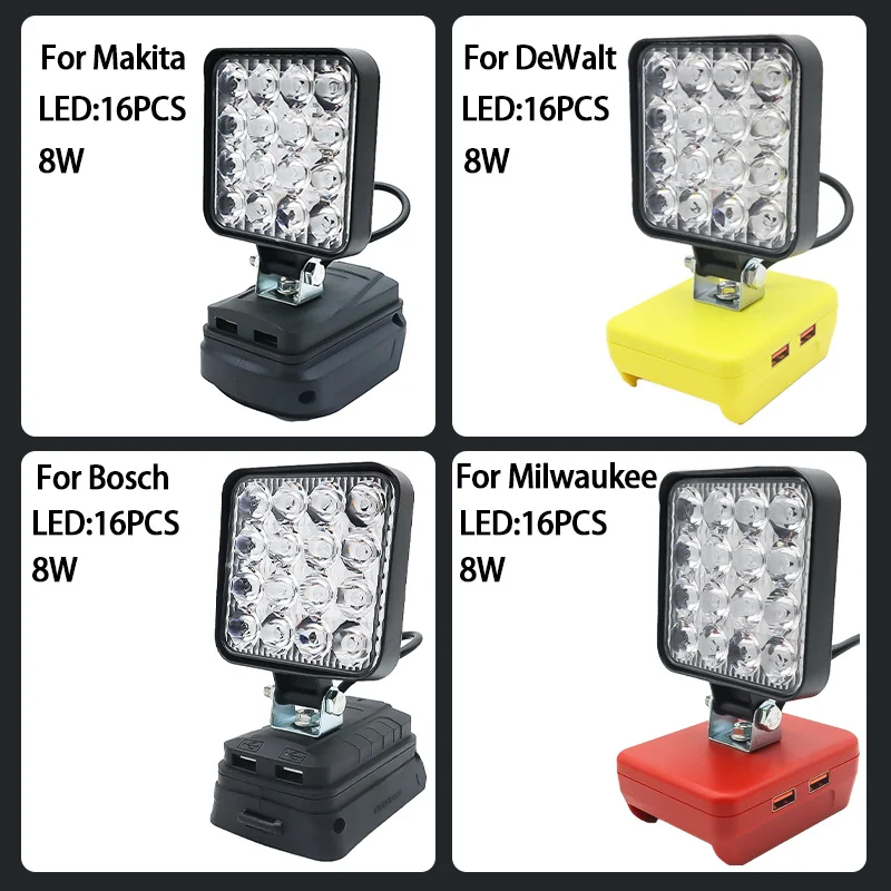Outdoor Lighting Milwaukee - Led ışık Dewalt Milwaukee için Makita