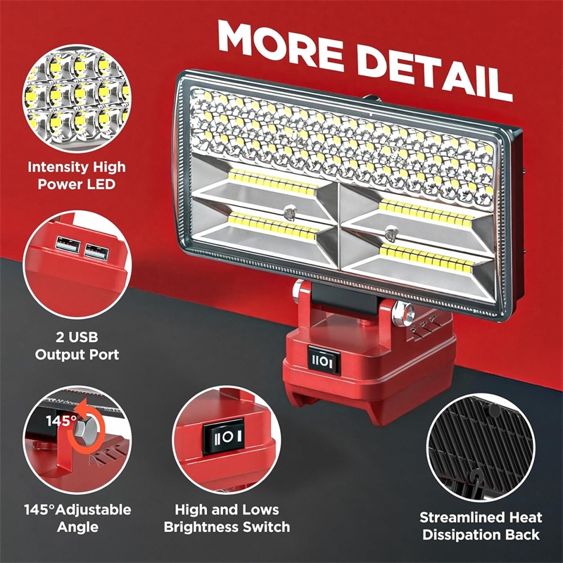 Outdoor Lighting Milwaukee - Milwaukee 18V Li-ion Pil için El