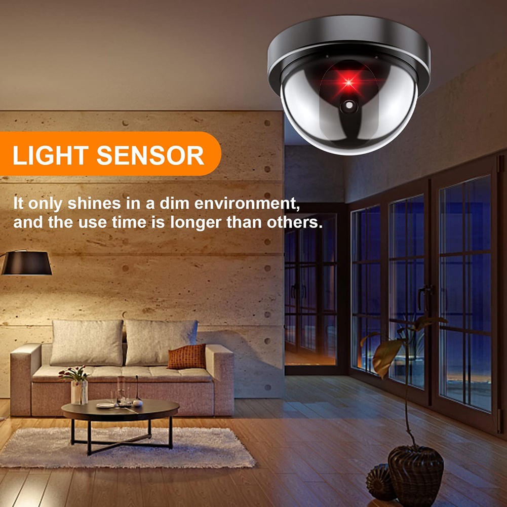 Outdoor Lighting Wireless - A55T Sahte Güvenlik Kamerası, Kırmızı LED