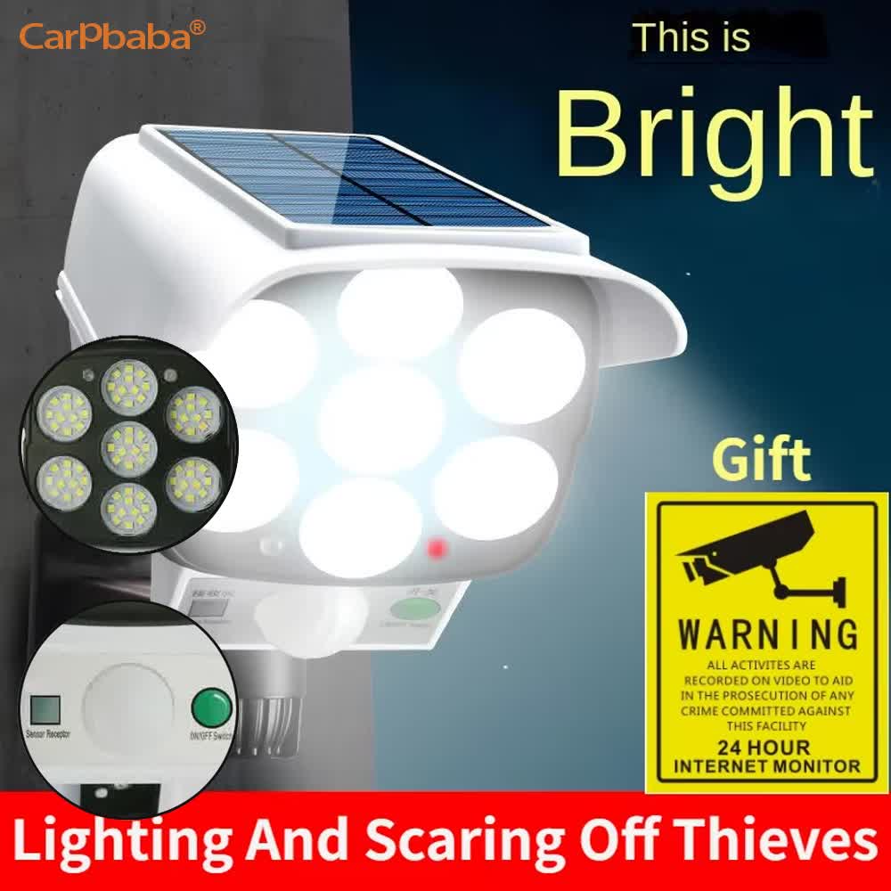 Outdoor Lighting Wireless - Açık Güneş Işığı Hareket Sensörü Güvenlik