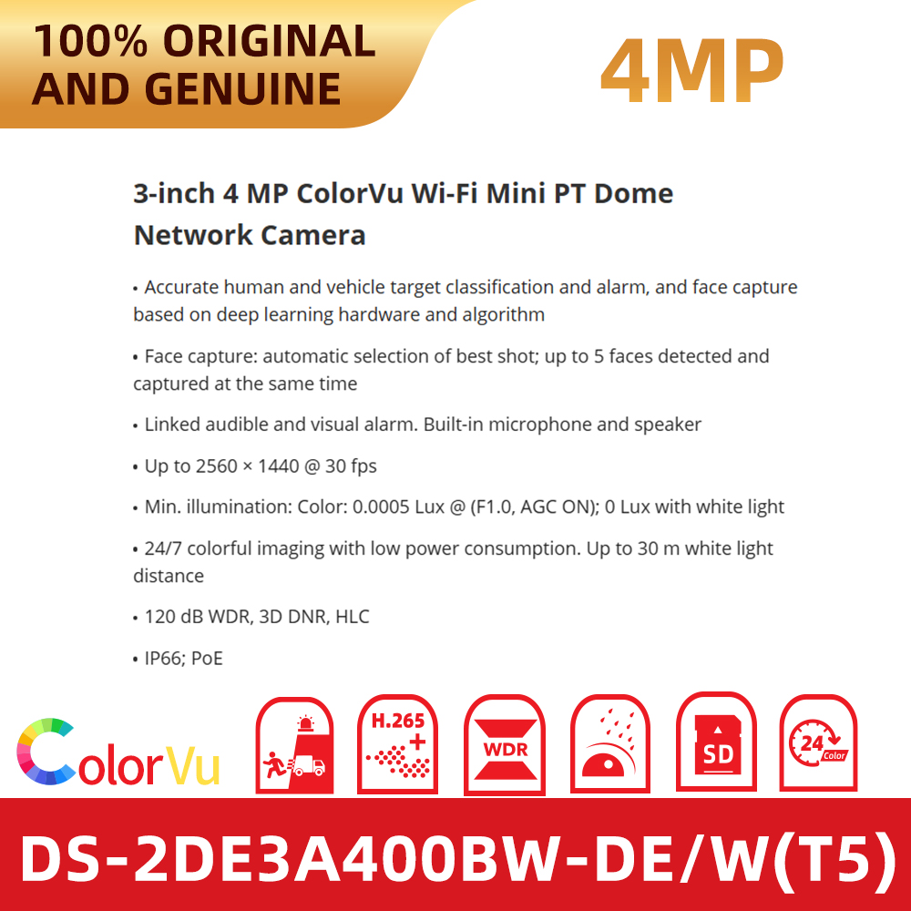 Hikvision DS-2DE3A400BW-DE/W(T - Outdoor Lighting No Electricity incelemesi ve fiyatı