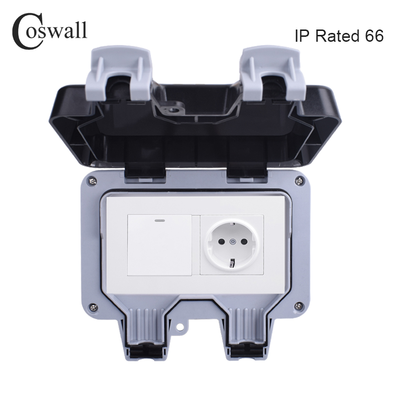 Coswall IP66 hava koşullarına  - Outdoor Lighting Switch incelemesi ve fiyatı