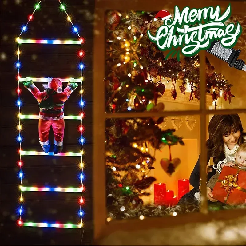 Noel baba ev için LED merdiven - Xmas Outdoor Lighting Decorations incelemesi ve fiyatı