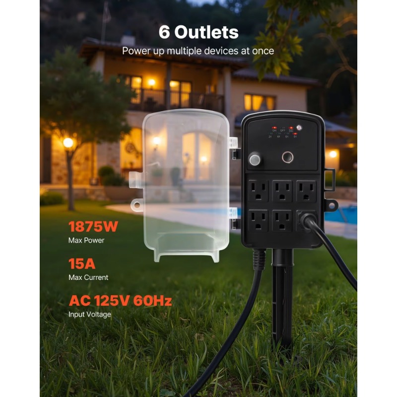 25 fit uzunluğunda uzatma kabl - Outdoor Lighting Extension Cable incelemesi ve fiyatı