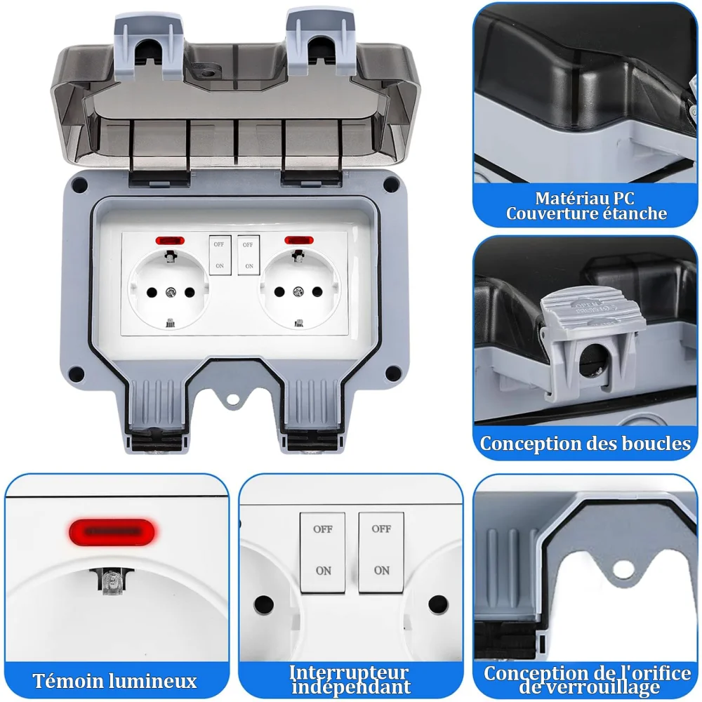 Avrupa Tipi Dış Mekan Prizi, A - Outdoor Lighting Switch incelemesi ve fiyatı
