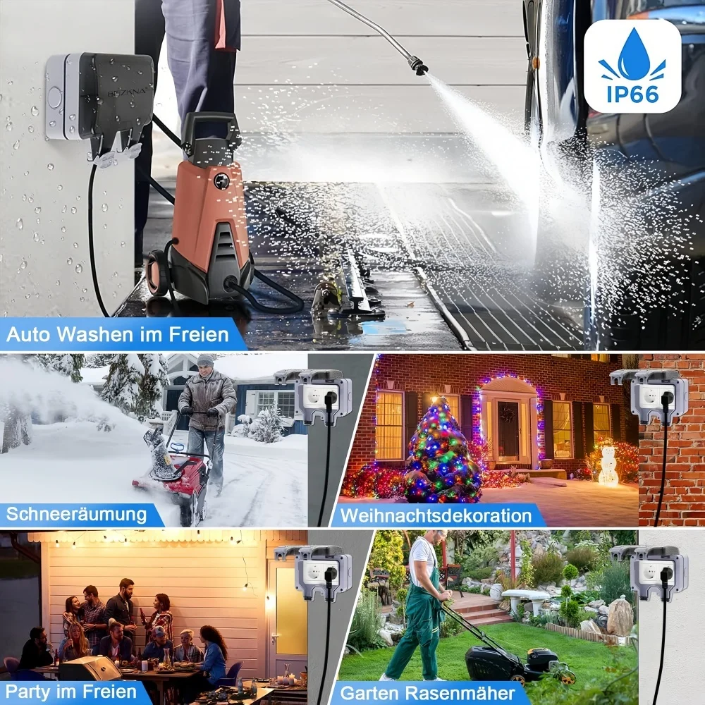 Avrupa Tipi Dış Mekan Prizi, A - Outdoor Lighting Switch incelemesi ve fiyatı