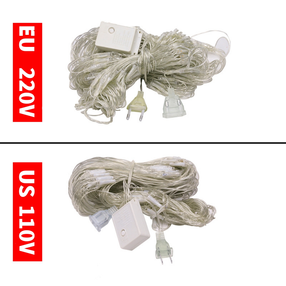 LED Net Örgü Peri Işık 1.5*1.5 - Xmas Outdoor Lighting Decorations incelemesi ve fiyatı