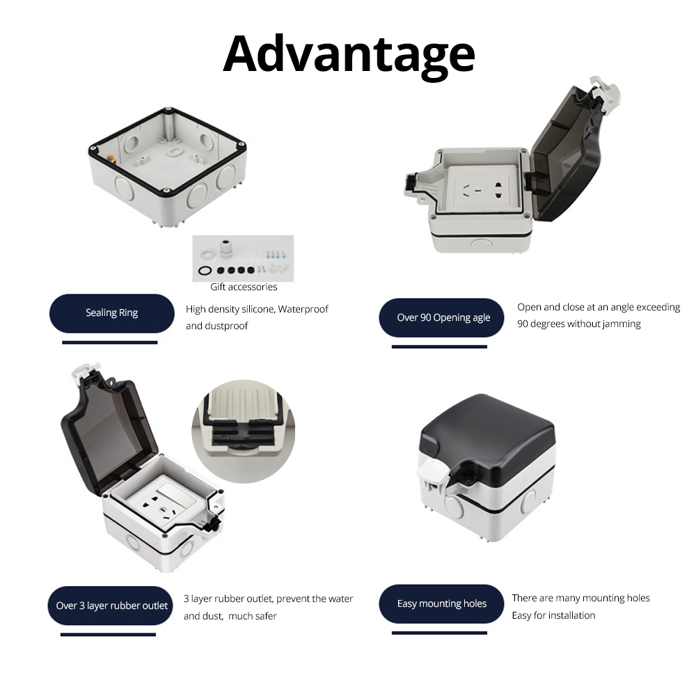 Wallpad IP66 Toz Geçirmez Su G - Outdoor Lighting Switch incelemesi ve fiyatı
