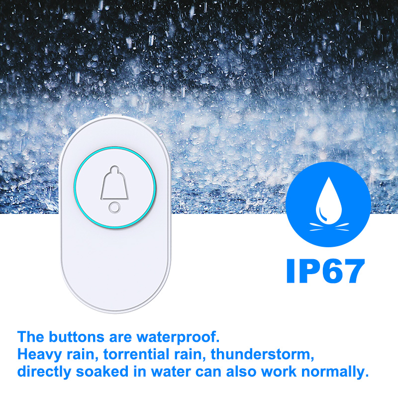 Kablosuz kapı zili IP67 su geç - Outdoor Lighting Switch incelemesi ve fiyatı