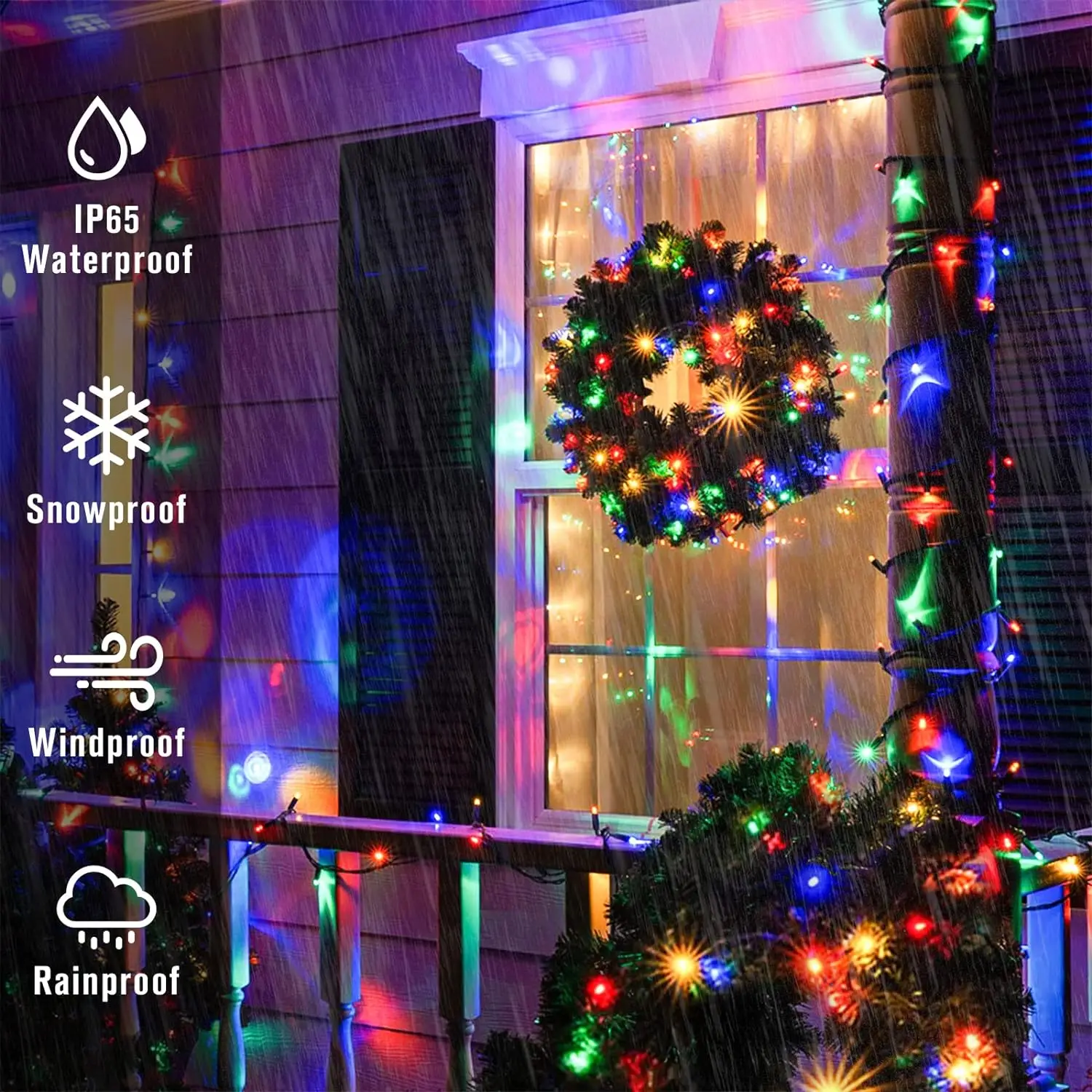 LED Güneş Işığı Dize 8 Fonksiy - Outdoor Lighting Under Pergola incelemesi ve fiyatı