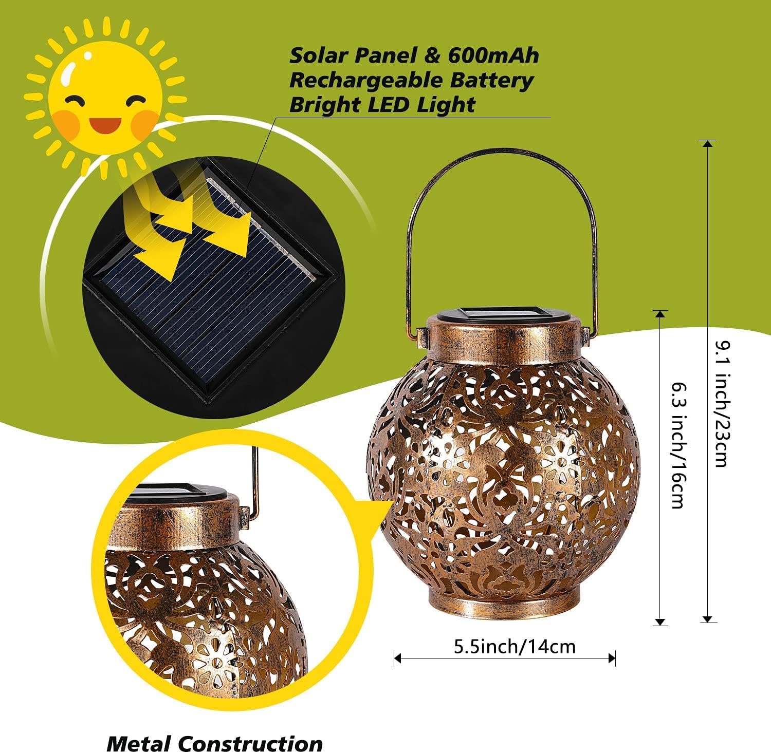 1-6 adet fas güneş fenerleri a - Outdoor Lighting Under Pergola incelemesi ve fiyatı