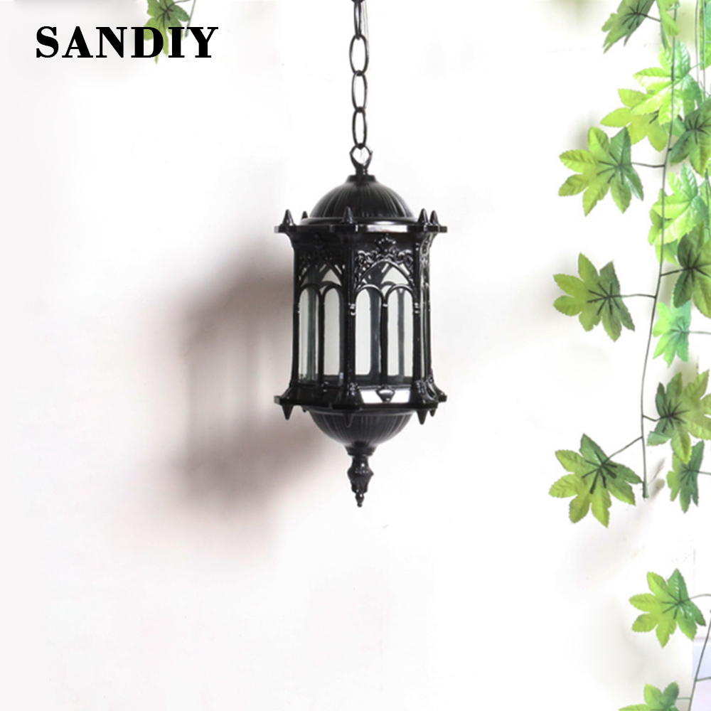 SANDIY Açık Sarkıt Retro Asın  - Outdoor Lighting Restaurant incelemesi ve fiyatı