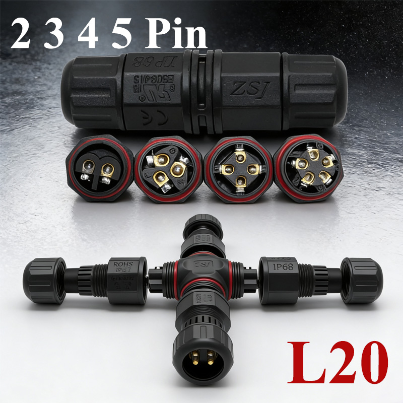 2Pin L20 Kablo Konektörü Işık  - Outdoor Lighting Joint Box incelemesi ve fiyatı