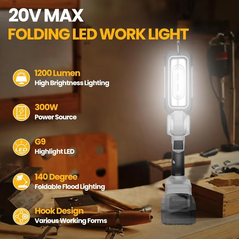 1200lm Kablosuz LED Çalışma La - Outdoor Lighting Milwaukee incelemesi ve fiyatı