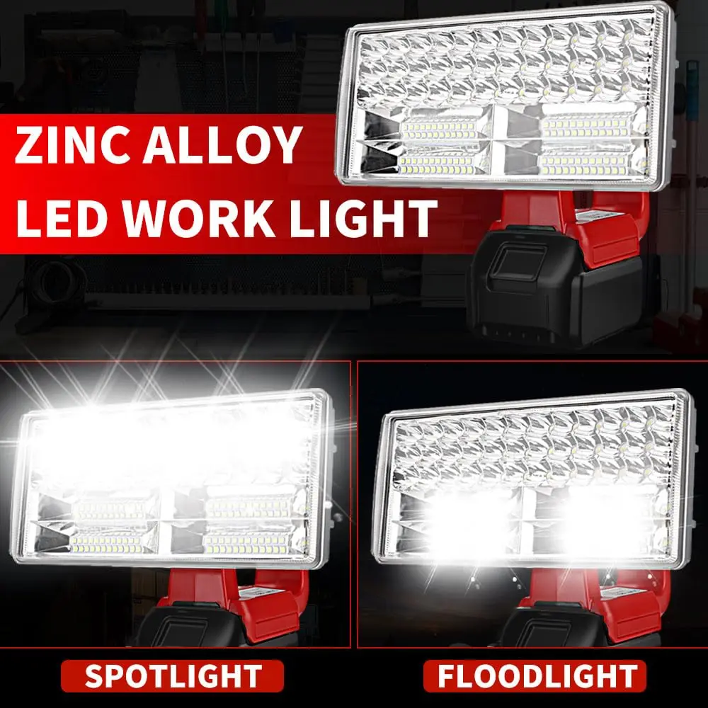 40W Akülü El Feneri Açık Kamp  - Outdoor Lighting Milwaukee incelemesi ve fiyatı