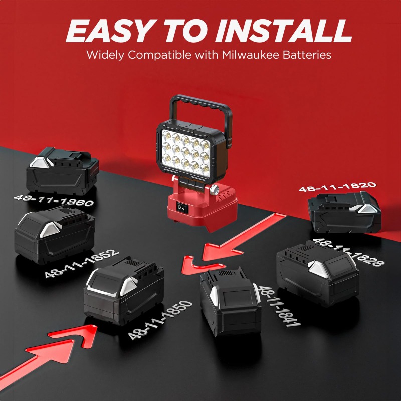 Makita/Milwaukee 18V Lityum Ba - Outdoor Lighting Milwaukee incelemesi ve fiyatı
