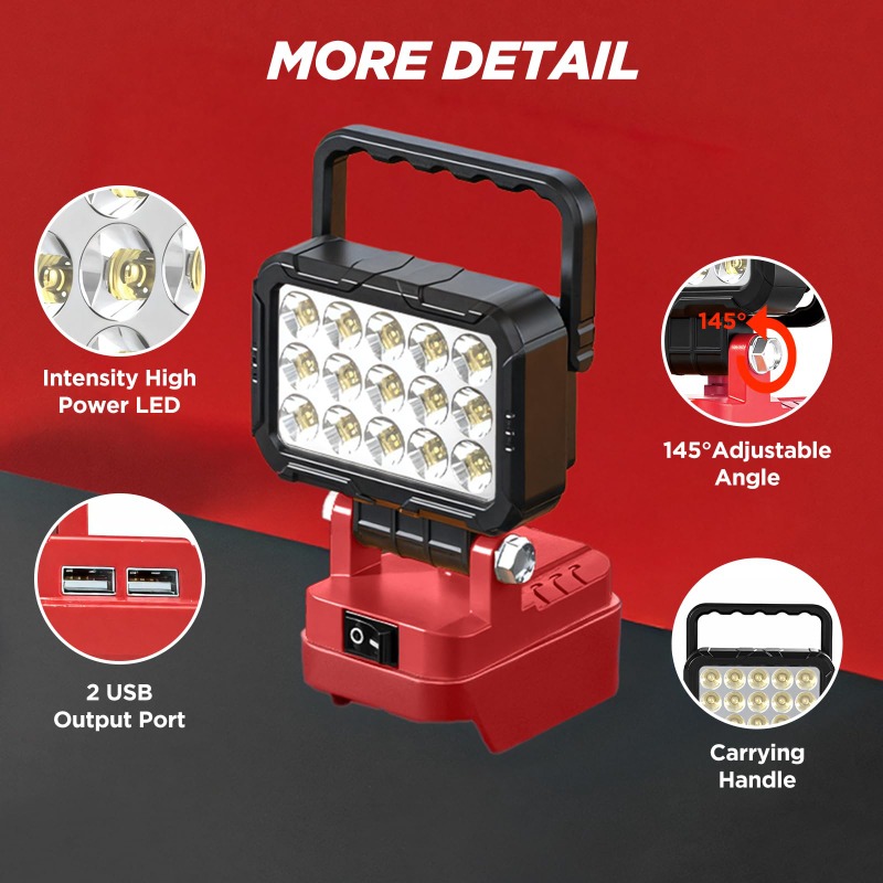Makita/Milwaukee 18V Lityum Ba - Outdoor Lighting Milwaukee incelemesi ve fiyatı