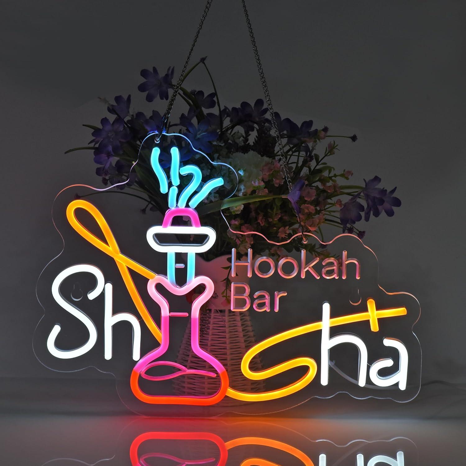 Nargile Neon Tabela Işığı, USB - Outdoor Lighting Restaurant incelemesi ve fiyatı
