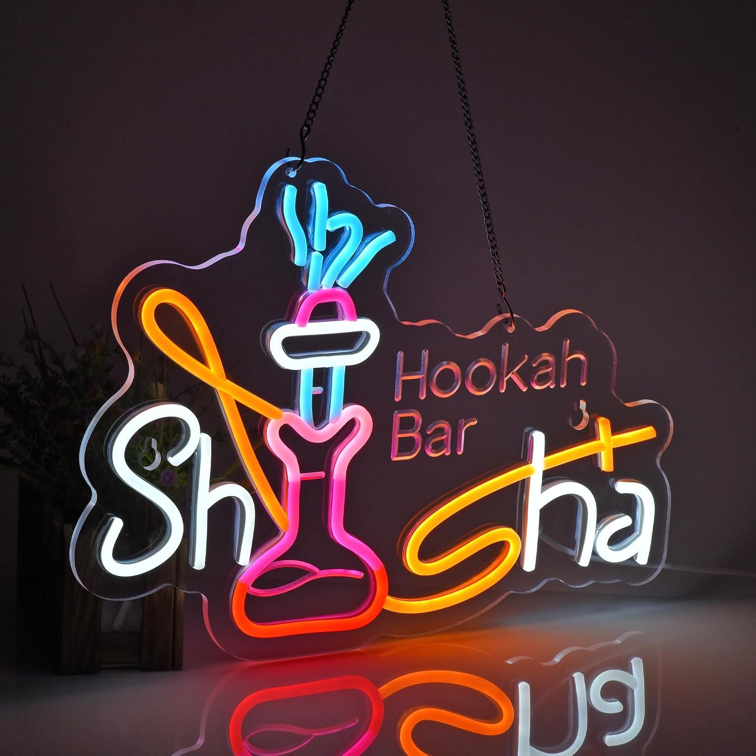 Nargile Neon Tabela Işığı, USB - Outdoor Lighting Restaurant incelemesi ve fiyatı