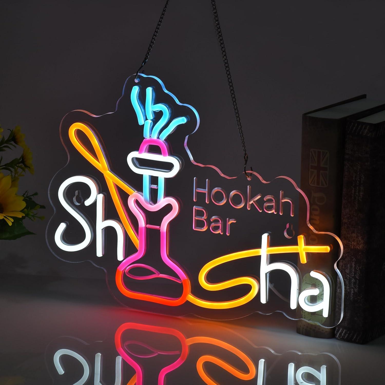 Nargile Neon Tabela Işığı, USB - Outdoor Lighting Restaurant incelemesi ve fiyatı