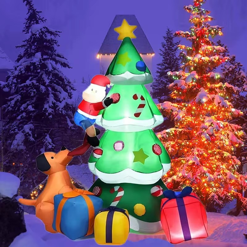 Noel ağacı şişme Model 7FT köp - Xmas Outdoor Lighting Decorations incelemesi ve fiyatı