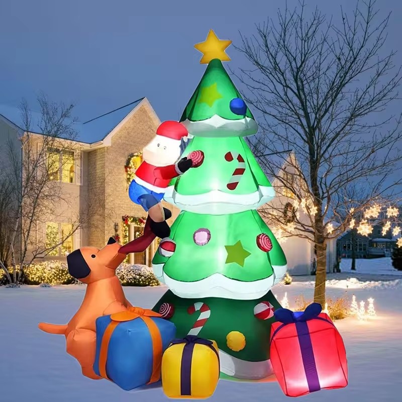 Noel ağacı şişme Model 7FT köp - Xmas Outdoor Lighting Decorations incelemesi ve fiyatı