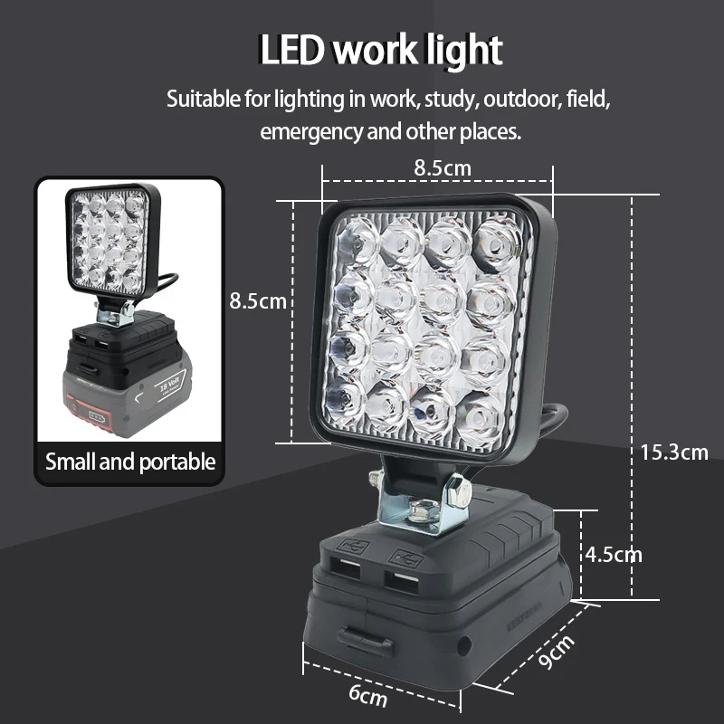 Led ışık Dewalt Milwaukee için - Outdoor Lighting Milwaukee incelemesi ve fiyatı