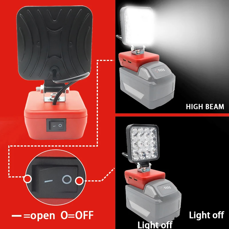 Led ışık Dewalt Milwaukee için - Outdoor Lighting Milwaukee incelemesi ve fiyatı
