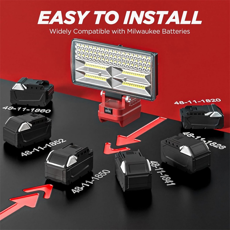 Milwaukee 18V Li-ion Pil için  - Outdoor Lighting Milwaukee incelemesi ve fiyatı