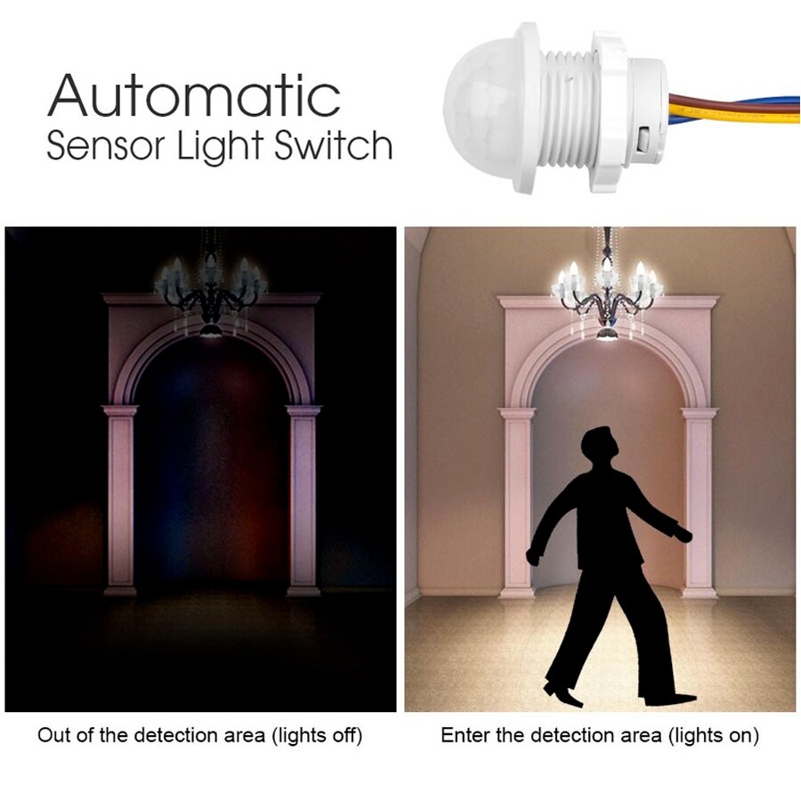 PIR Hareket Sensörü Dedektörü  - Outdoor Lighting Switch incelemesi ve fiyatı