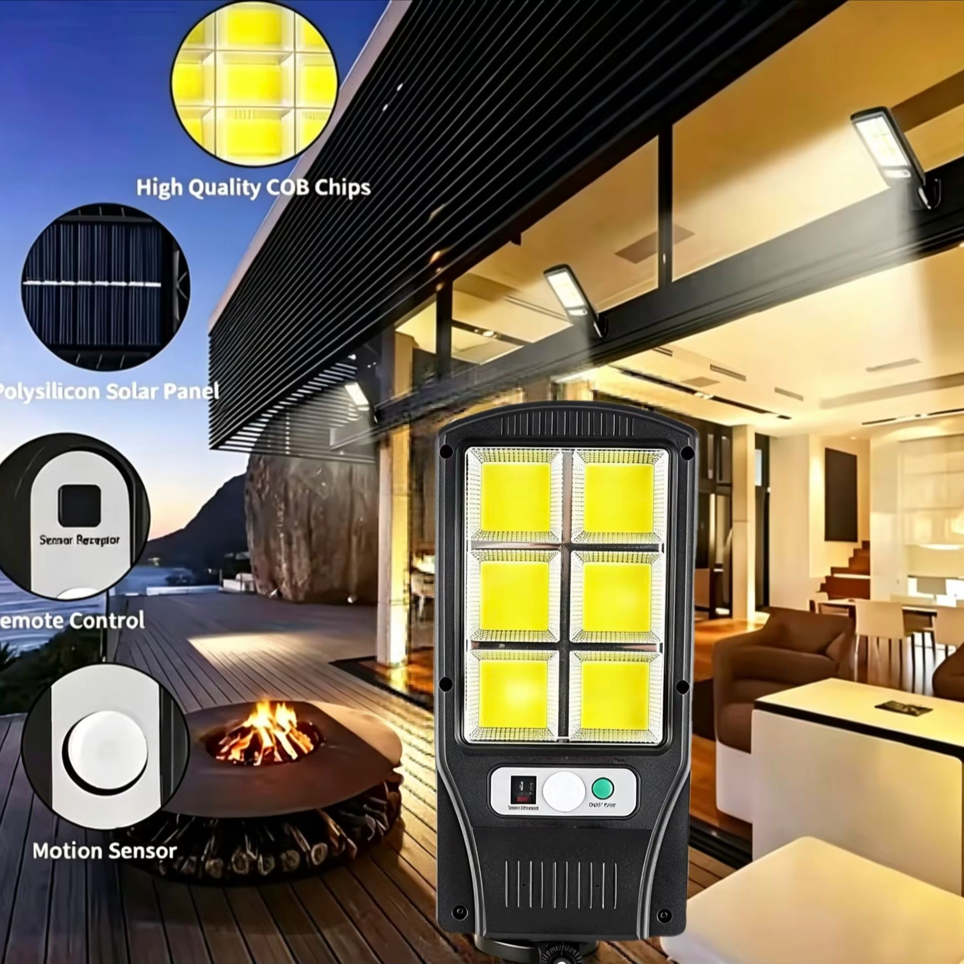 Güçlü Dış Mekan Güneş Enerjili - Outdoor Lighting No Electricity incelemesi ve fiyatı