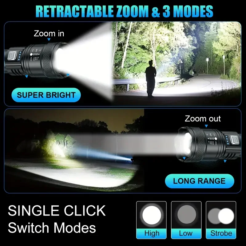 Taktik LED El Feneri 2000LM US - Outdoor Lighting Permanent incelemesi ve fiyatı
