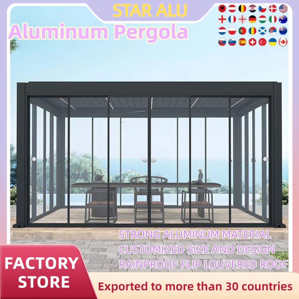 Alüminyum Biyoklimatik Pergola - Outdoor Lighting Restaurant incelemesi ve fiyatı