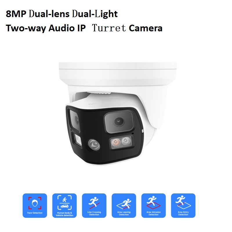 8MP 180 ° Geniş Açılı Çift Len - Outdoor Lighting No Electricity incelemesi ve fiyatı